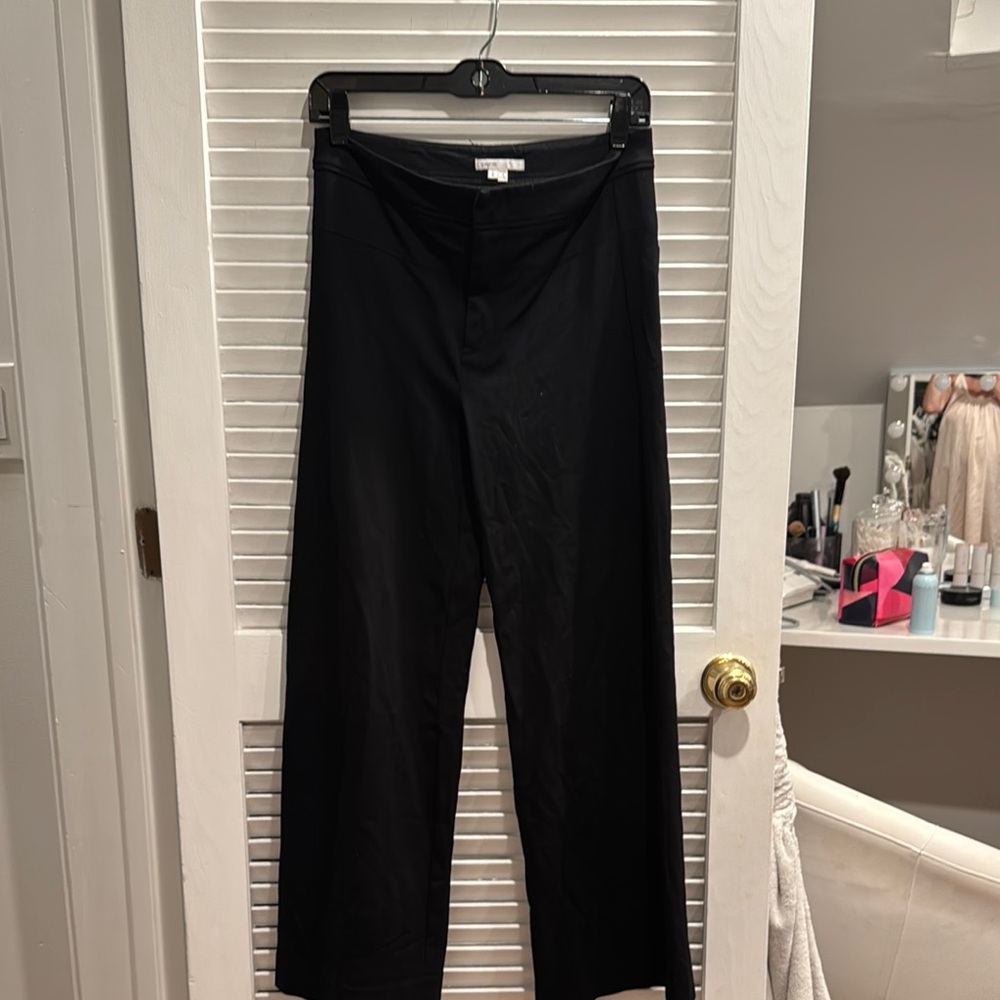 Vince Black Straight-Leg Trousers